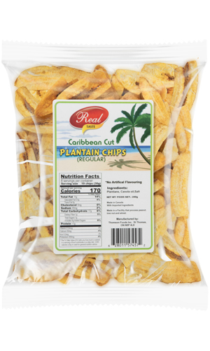 CARRIBEAN PLANTAIN CHIPS (Regular)